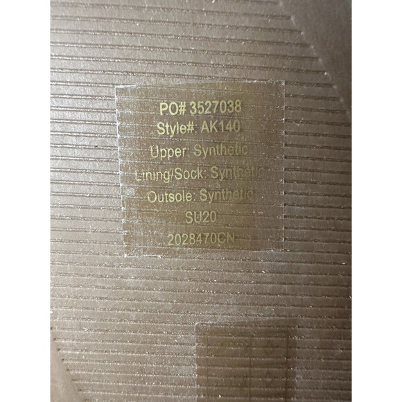 J. Crew Gold Metallic Strappy Slip On Flat Sandals Women's 9 - Picture 8 of 10